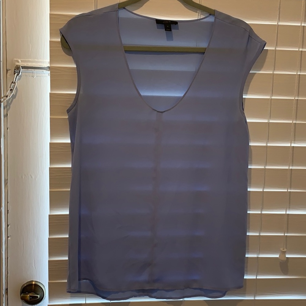 Periwinkle Polyester Blouse
